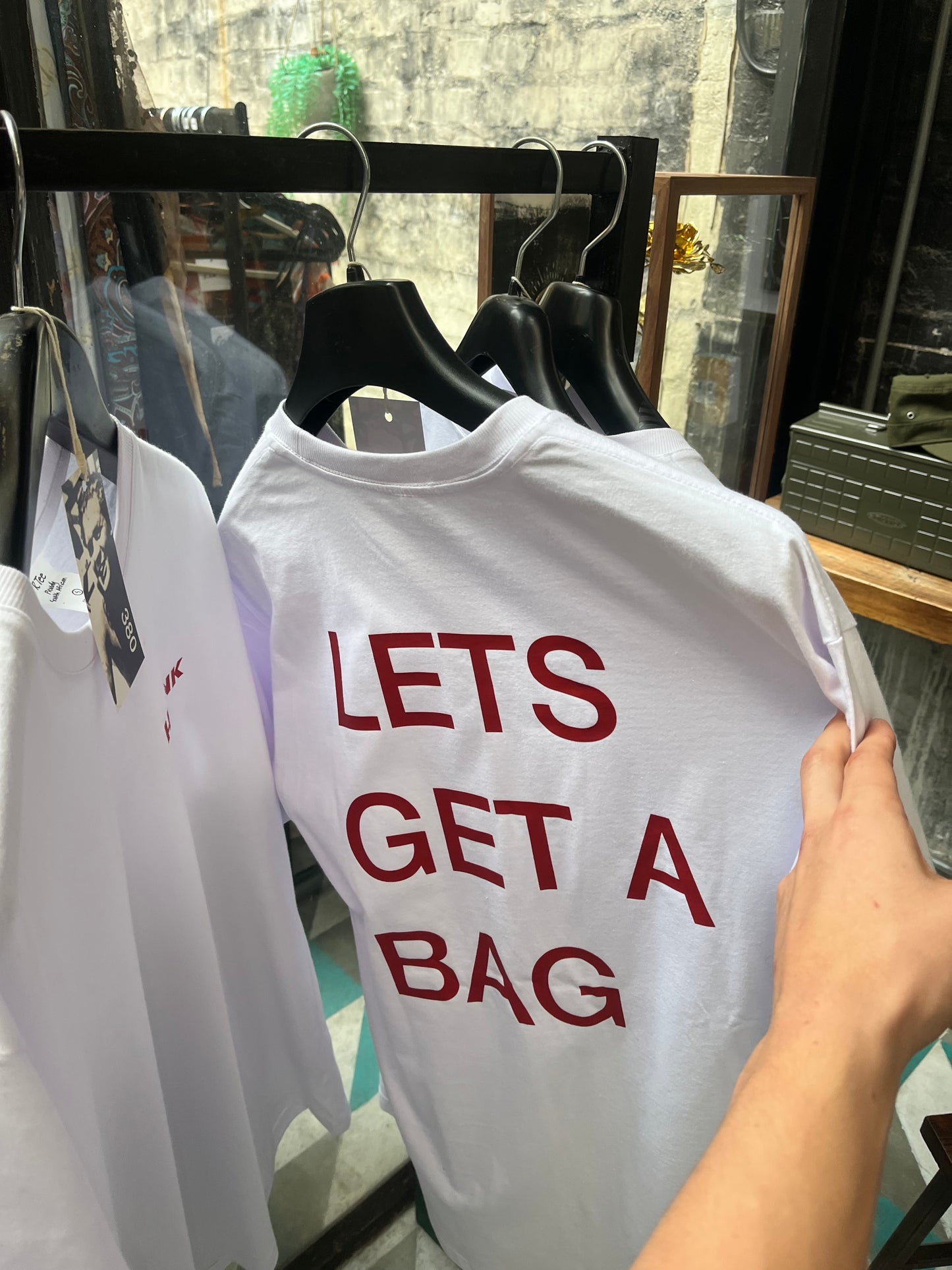 Lets get a bag boxy tee